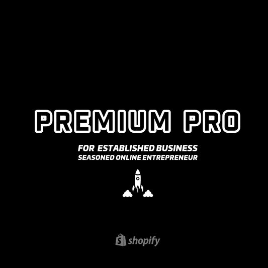 Package 4: Shopify Premium Pro  -  Unleash the Full Potential of Your Established Business, Build an Iconic Brand